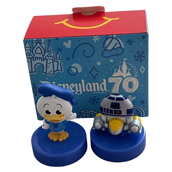 Disney Other - McDonald's Disneyland 70th Anniversary Donald Duck and R2-D2